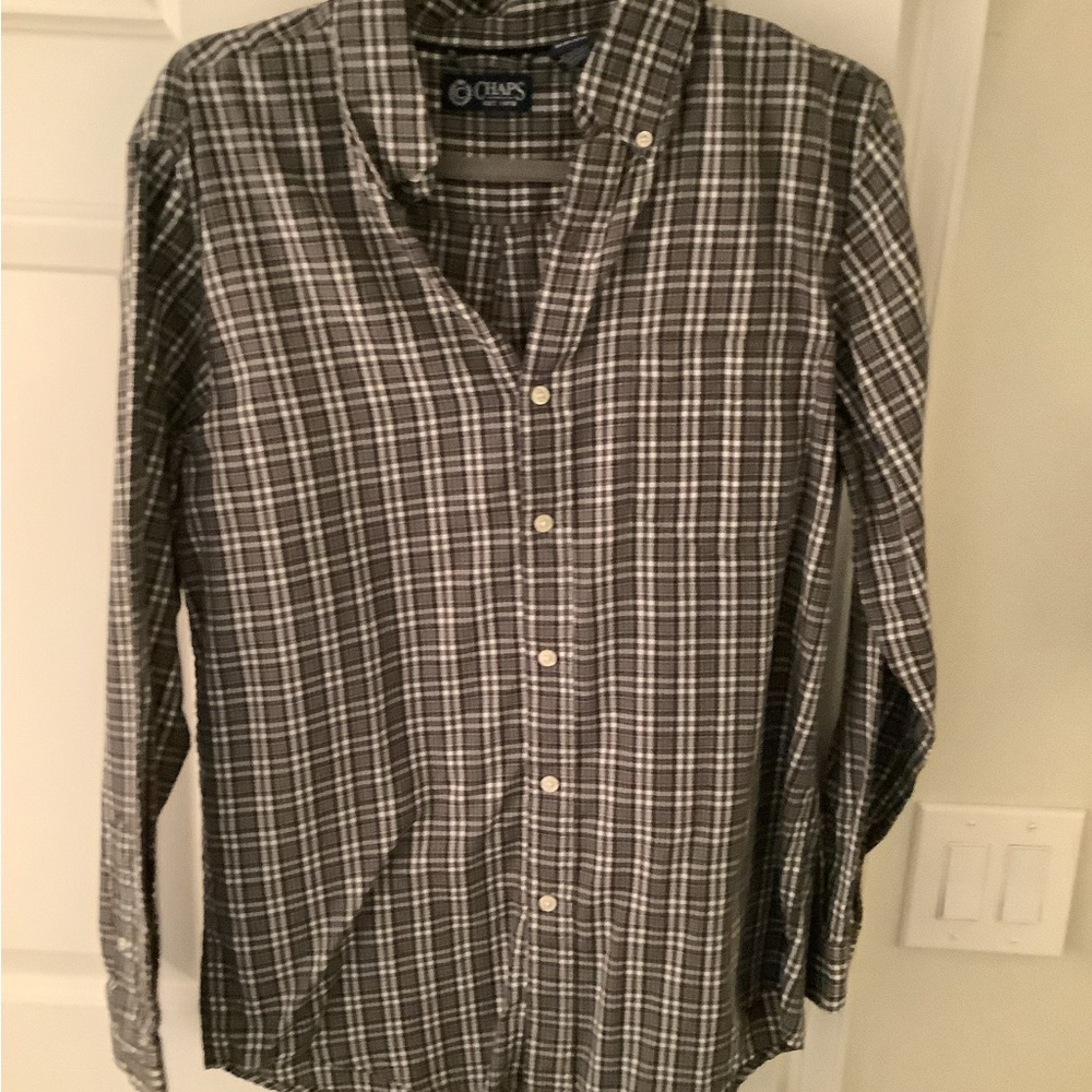 Chaps Plaid Button-Up Shirt